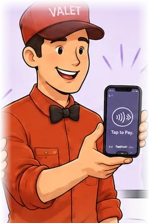 A hotel valet
